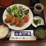 旬のカキフライ定食