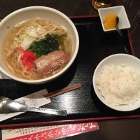 沖縄そば+ご飯
