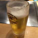 ランチグラスビール
