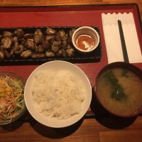 宮崎・炭火焼鳥（200g）定食　焼鳥（200g）・ご飯おかわり自由・サラダ・味噌汁